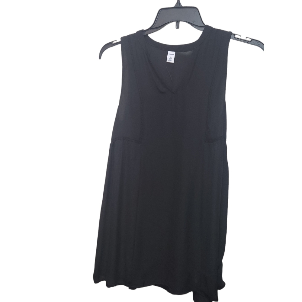 OLD NAVY Black Elegant Sleeveless MIDI Dress Petite Size XS